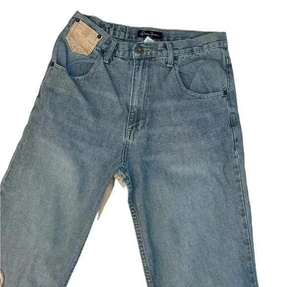 Vintage Sean John Jeans Mens Size 30 Blue Distressed Denim Relaxed - Picture 4 of 13